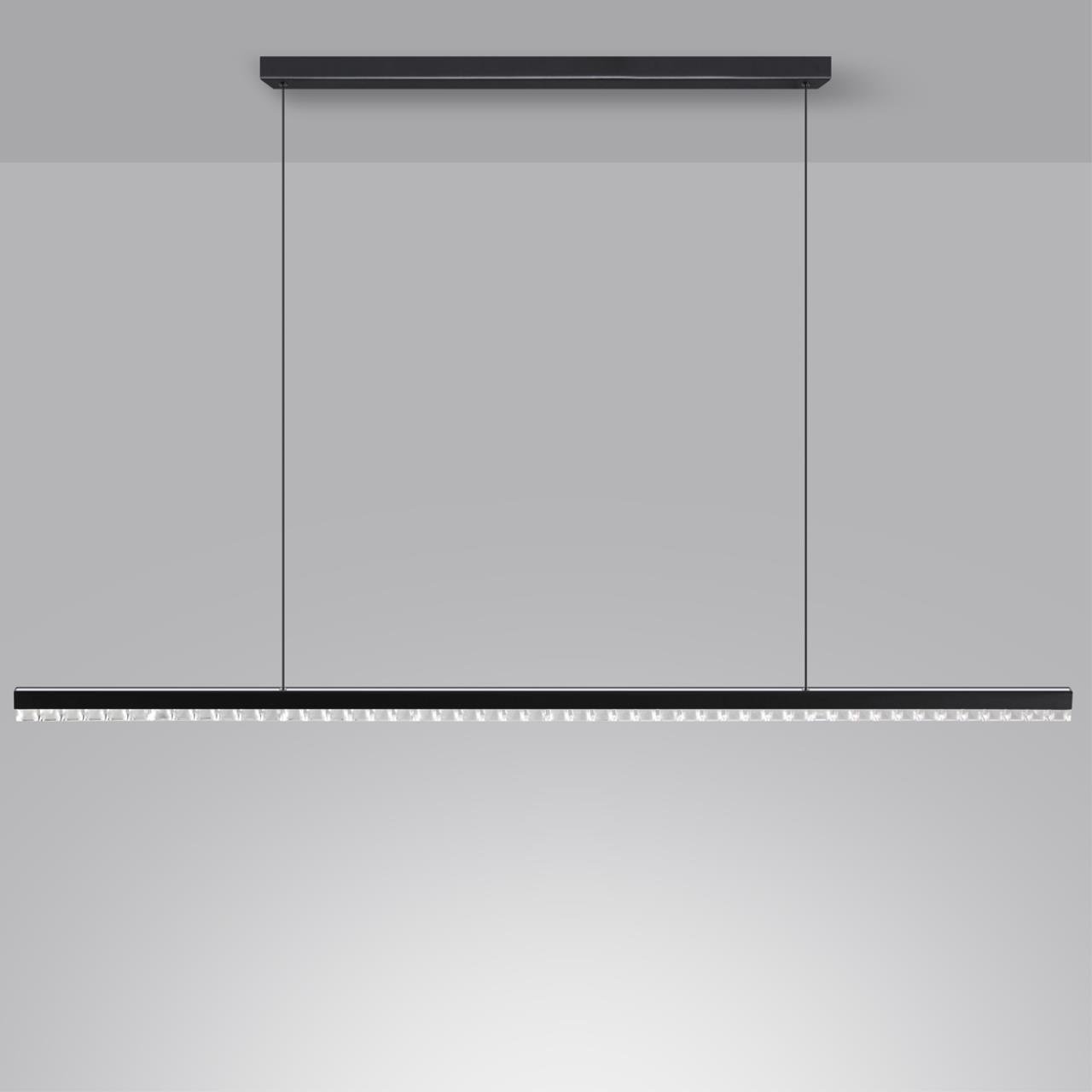 фото подвесной светодиодный светильник с пультом ду novotech monile 359712 черный | 220svet.ru