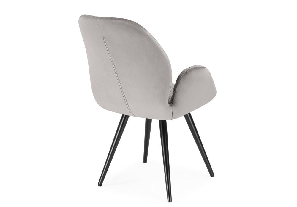 фото стул поворотный woodville муат confetti silver / черный 665374 | 220svet.ru