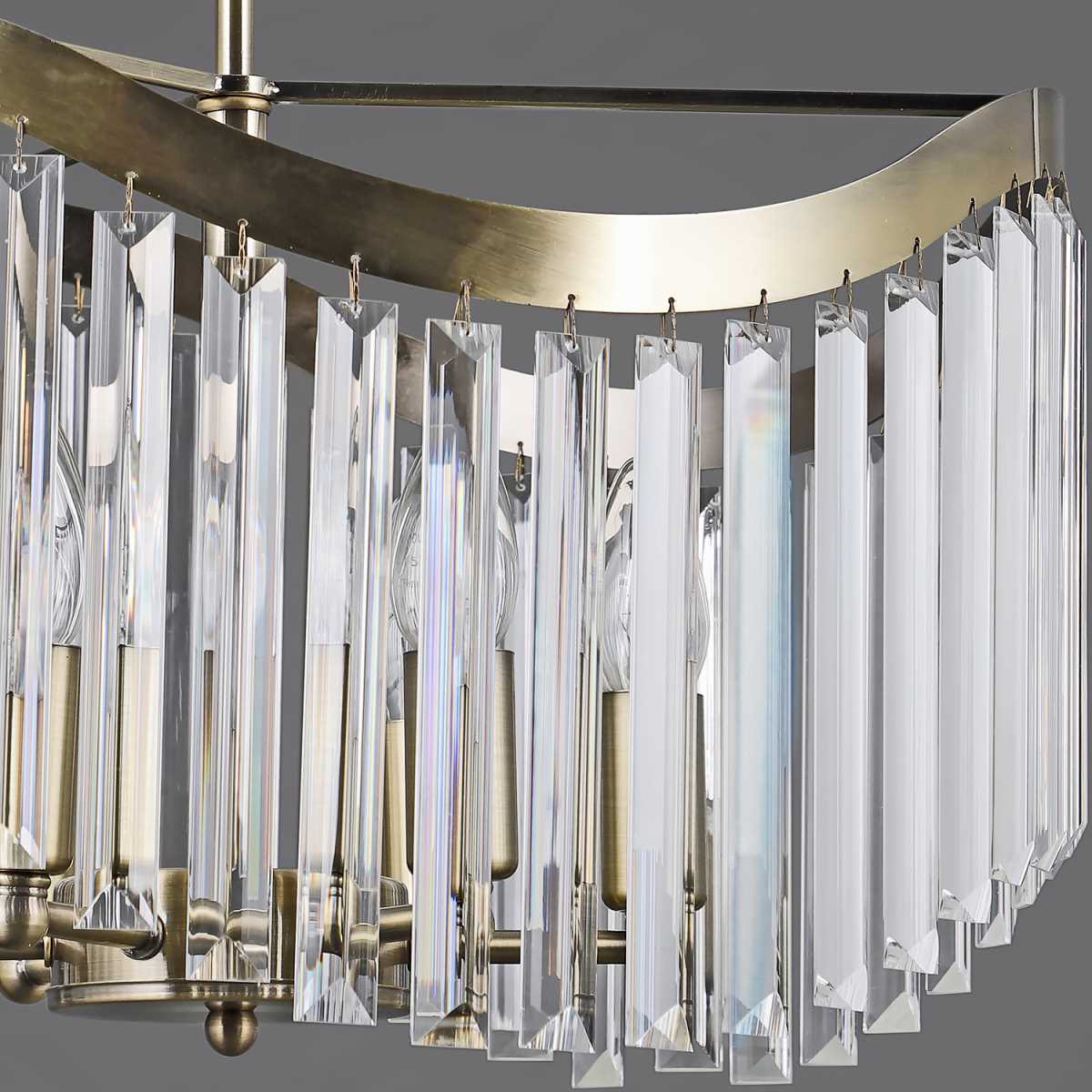 фото люстра illumico il3475-6psq-25ab elite | 220svet.ru