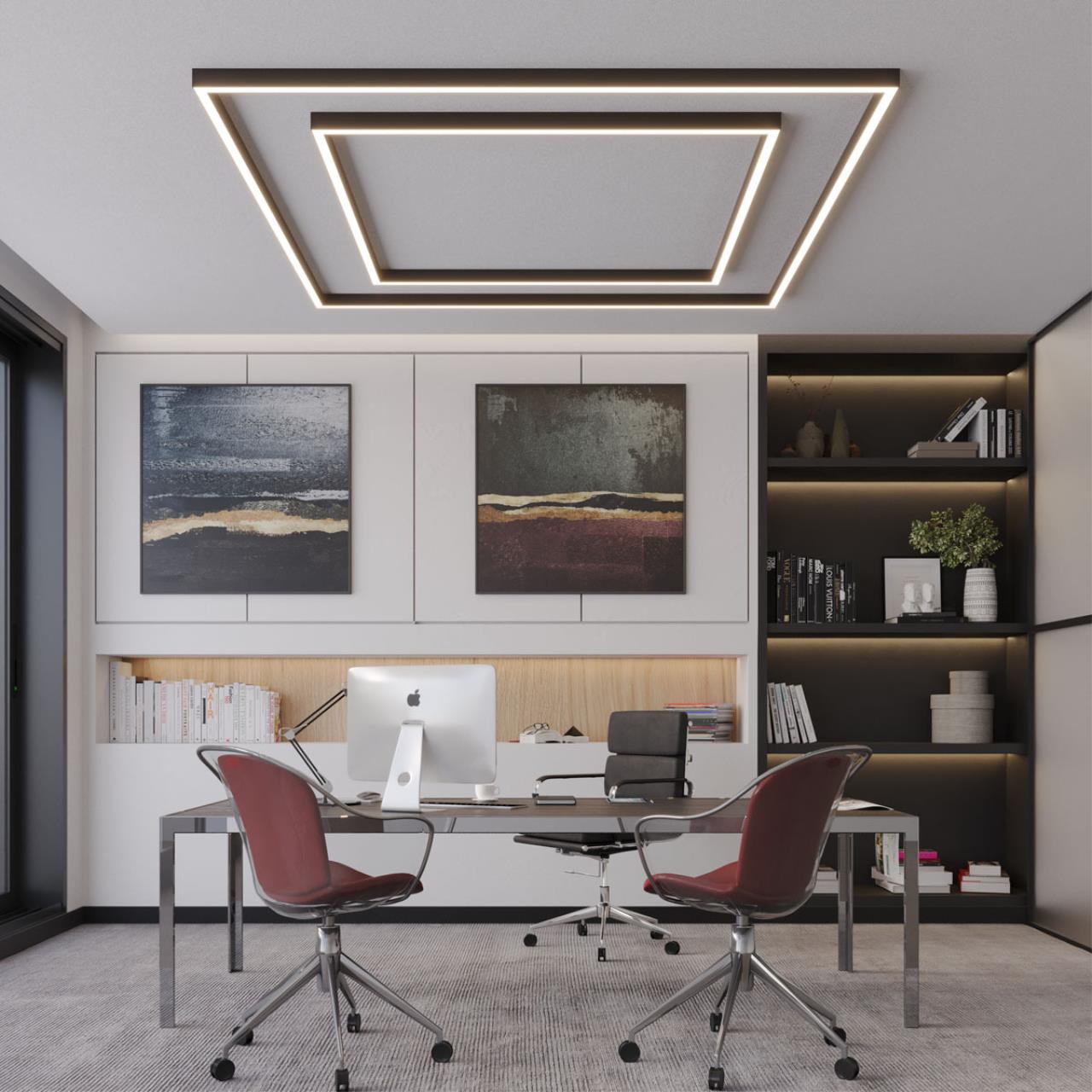 фото светильник линейный светодиодный novotech fatto 359605 черный | 220svet.ru