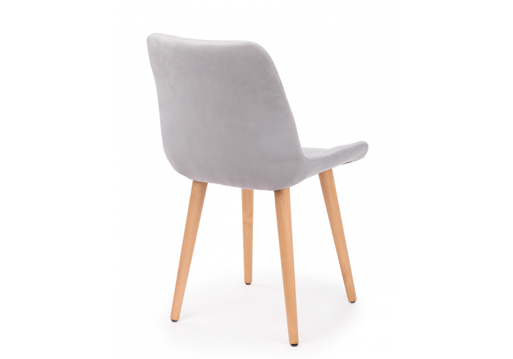 фото стул деревянный вращающийся woodville челси 360 светло-серый (zd 960) / светлое дерево np 632449 | 220svet.ru