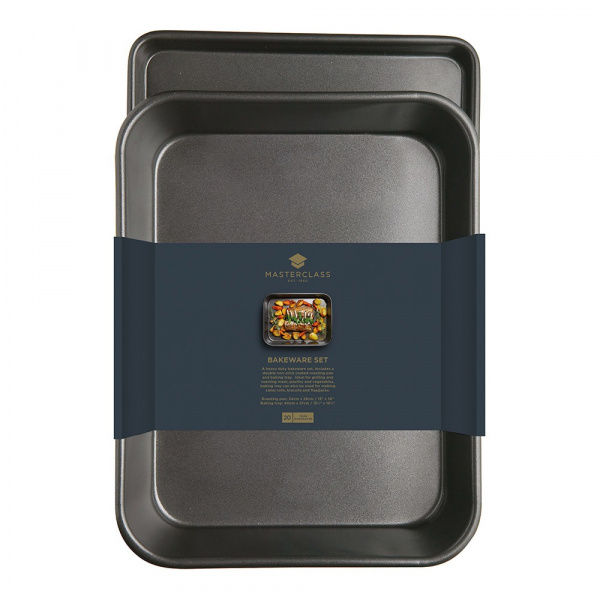 фото набор для выпечки/запекания с антипригарным покрытием masterclass kitchen craft | 220svet.ru