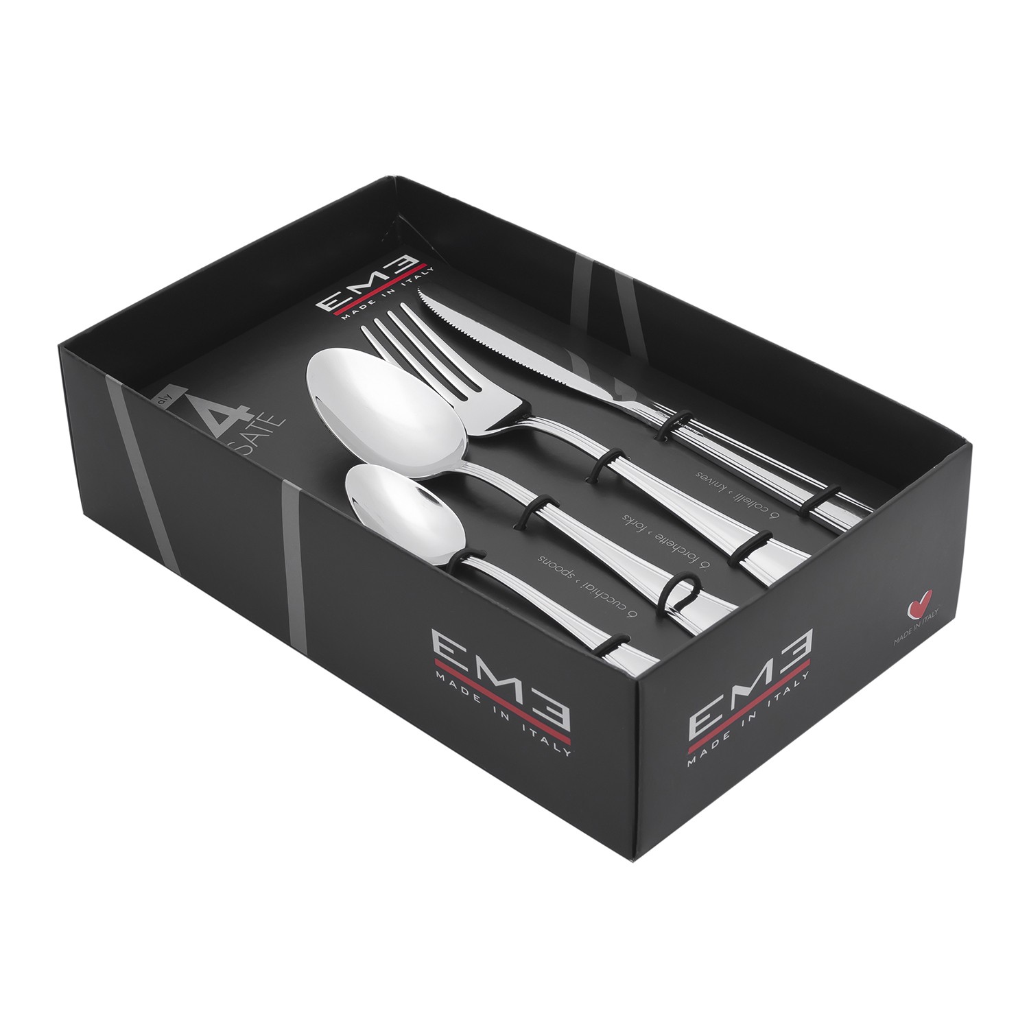 фото набор столовых предметов euro 24 шт eme | 220svet.ru