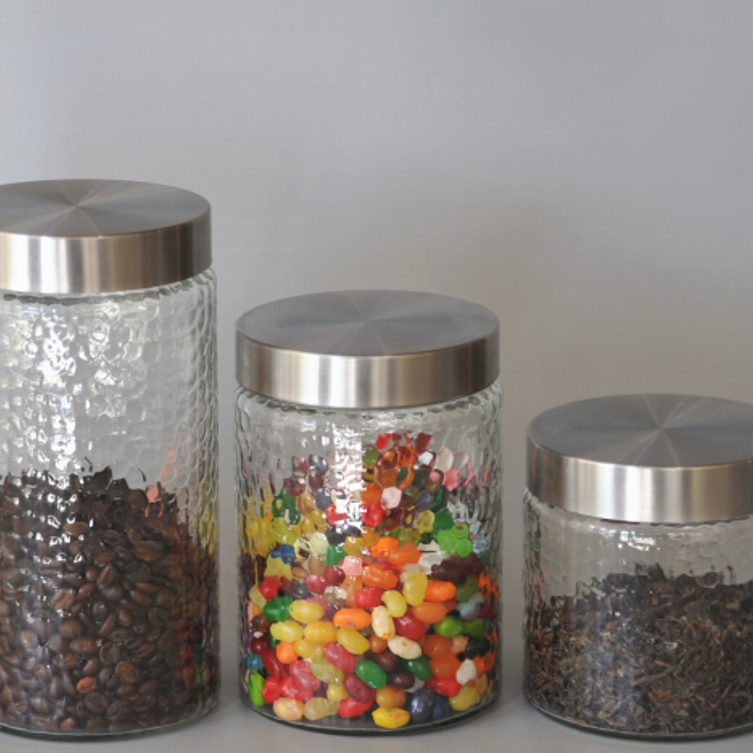 фото емкость для хранения стеклянная 1500 мл homefeel | 220svet.ru