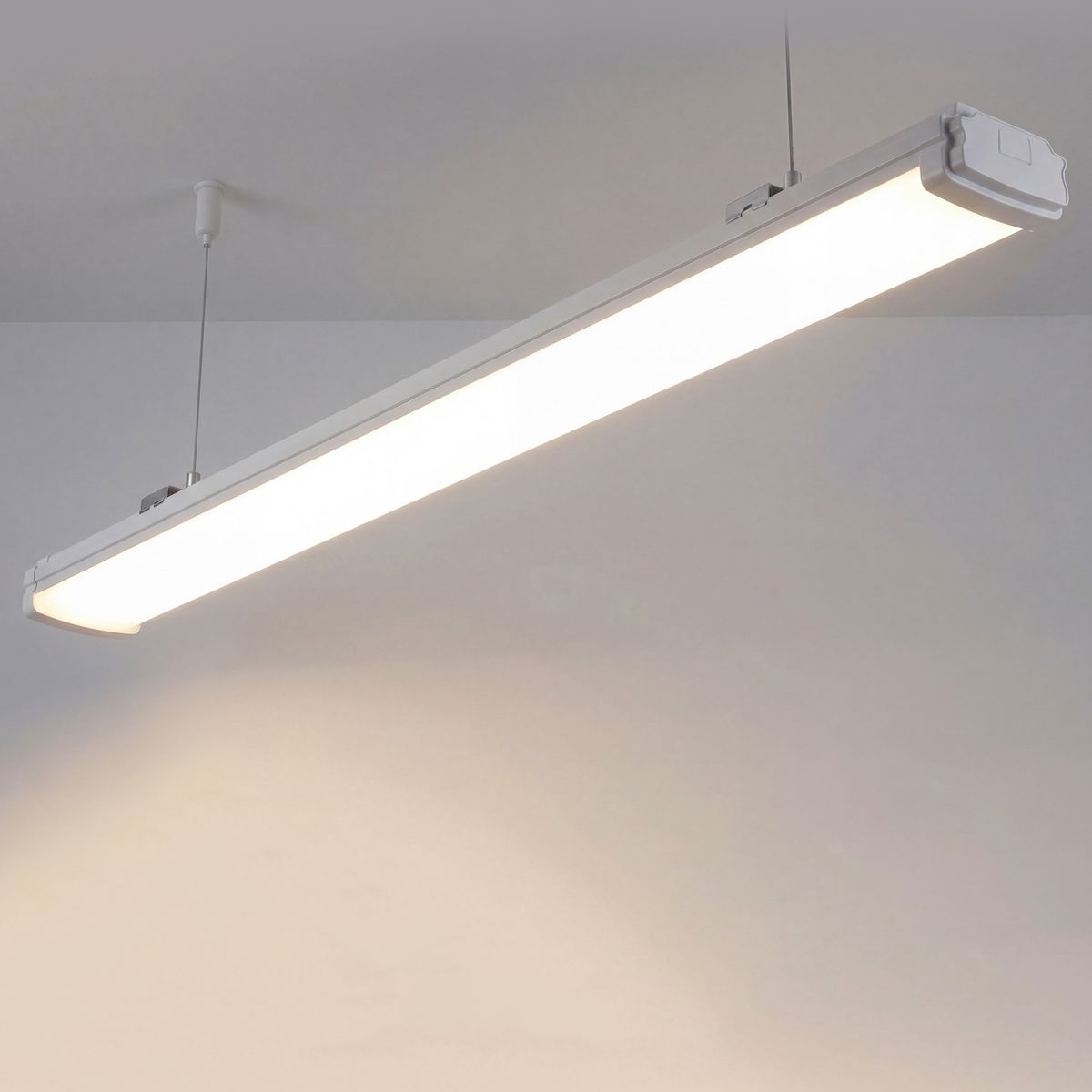 фото подвесной линейный светодиодный светильник uniel ulo-k21a 20w/5000k/l62/k ip65 white ul-00013699 | 220svet.ru