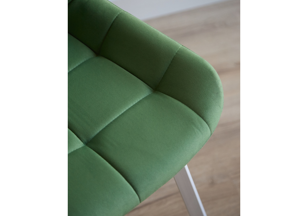 фото стул вращающийся на металлокаркасе woodville челси 360 п фисташковый (zd 651) / белый 632508 | 220svet.ru