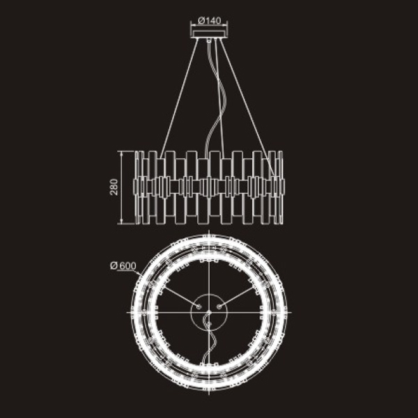 фото люстра p68073-14 silver delight collection | 220svet.ru