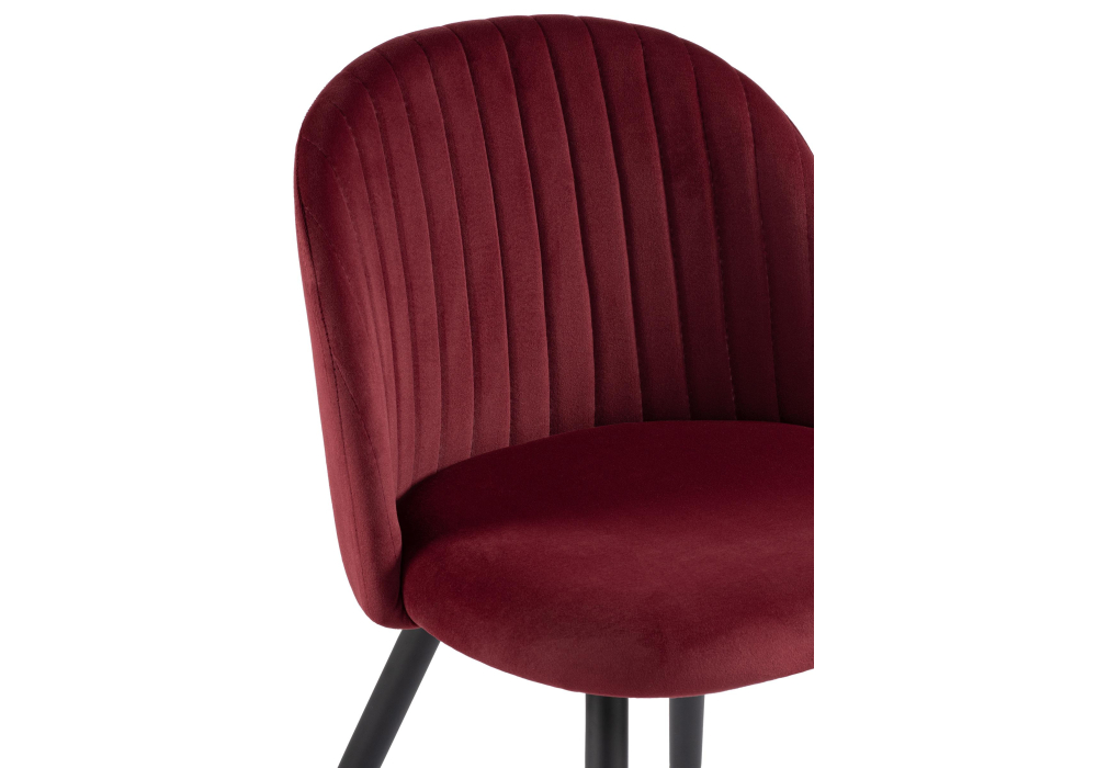 фото стул woodville gabi 1 wine red / black 15379 | 220svet.ru