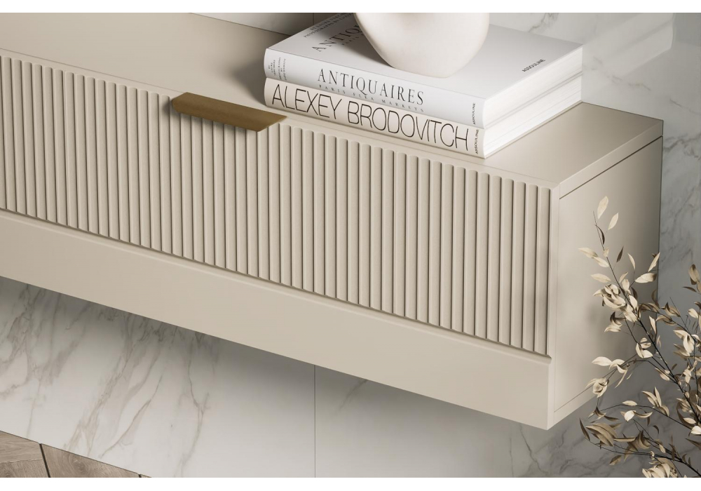 фото тв-тумба woodville леандр 180 бежевый мат-05 / кашемир 679646 | 220svet.ru