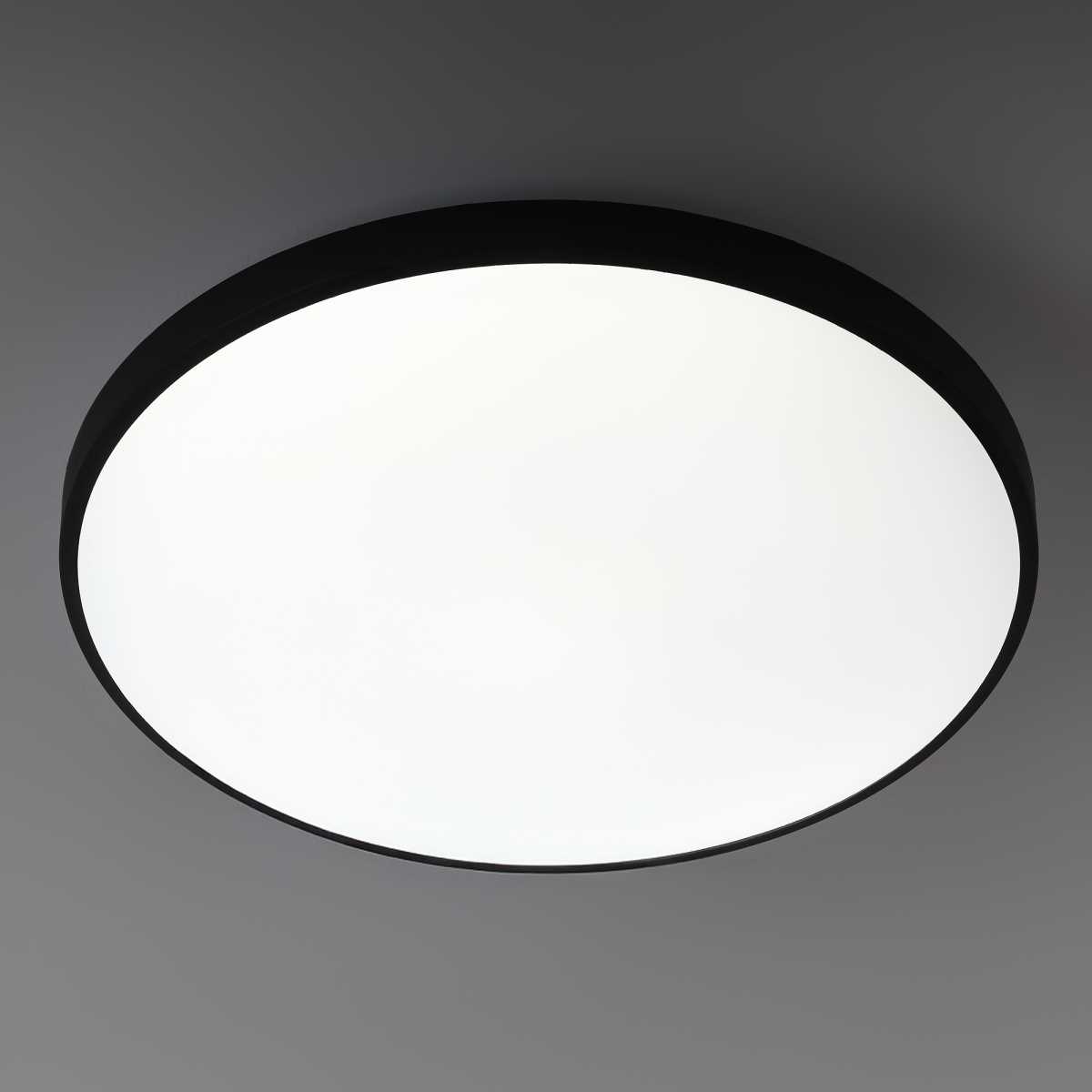 фото светильник потолочный светодиодный эра классик без ду spb-6 slim base bk 24w-5k 5000к б0069771 | 220svet.ru