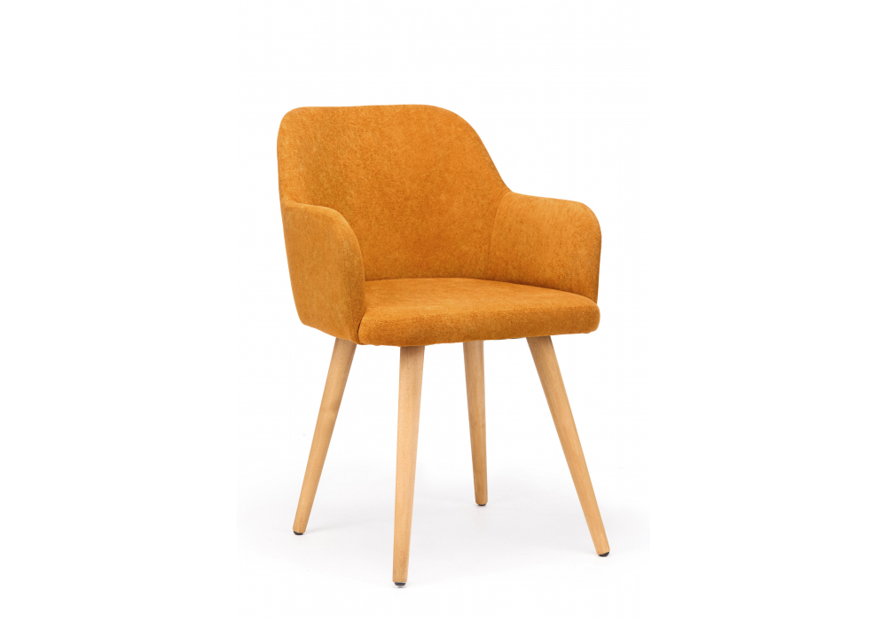 фото стул деревянный поворотный woodville инфини 360 терракота (ocean 015) / светлое дерево 631736 | 220svet.ru