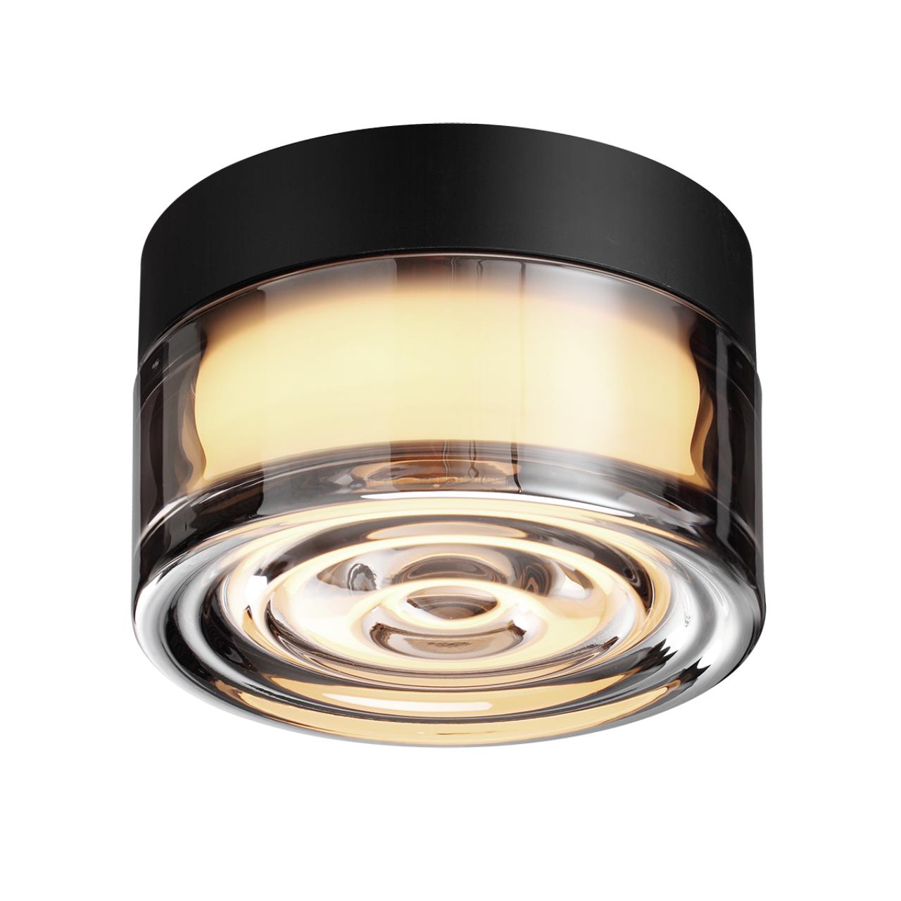 фото уличный фасадный светильник odeon light ronda 7157/6cl черный | 220svet.ru