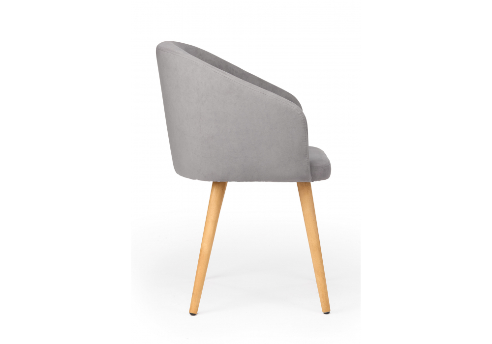 фото стул деревянный поворотный woodville монер 360 темно-серый (glory 20) / светлое дерево 632665 | 220svet.ru