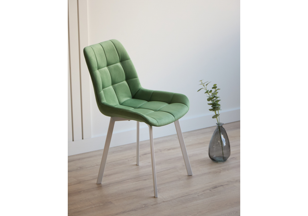 фото стул на металлокаркасе woodville челси п фисташковый (zd 651) / белый np 632502 | 220svet.ru