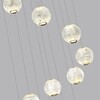 Миниатюра фото подвесная светодиодная люстра odeon light crystal 5008/56l золотой | 220svet.ru