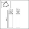 Миниатюра фото ландшафтный светильник odeon light hulk 7140/20gl черный | 220svet.ru
