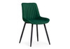 Миниатюра фото стул woodville седа велюр зеленый / черный 502097 | 220svet.ru
