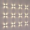 Миниатюра фото настенный светодиодный светильник arte lamp tamburello a1525ap-1gy | 220svet.ru