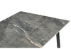 Миниатюра фото керамический стол woodville rion 120 серый мрамор / черный 15907 | 220svet.ru