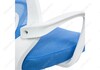 Миниатюра фото компьютерное кресло ergoplus белое / голубое | 220svet.ru