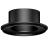 Миниатюра фото коннектор для соединения корпуса светильника ambrella light diy spot черный песок a2106 | 220svet.ru