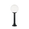 Миниатюра фото уличный светильник ideal lux classic globe pt1 small bianco | 220svet.ru