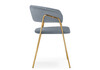 Миниатюра фото стул woodville kamelia 1 gray / gold 15471 | 220svet.ru