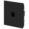 Миниатюра фото розетка эра arktik 16-3107-05 информационная rj45 антрацит б0070478 | 220svet.ru
