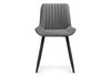 Миниатюра фото стул на металлокаркасе woodville вейв темно-серый / черный 594941 | 220svet.ru