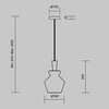 Миниатюра фото подвесной светильник maytoni toys mod405pl-01w1 | 220svet.ru