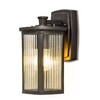 Миниатюра фото уличный настенный светильник elektrostandard lame d кофе gl 1006d 4690389148385 | 220svet.ru