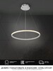 Миниатюра фото подвесной светодиодный светильник seven fires sigild wd6023/1p-wt | 220svet.ru