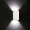 Миниатюра фото уличный настенный светодиодный светильник arte lamp algol a2750al-2wh | 220svet.ru