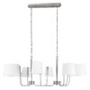 Миниатюра фото подвесная люстра loft it hilton 10527/8 nickel | 220svet.ru