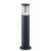 Миниатюра фото уличный светильник ideal lux tronco pt1 h60 antracite | 220svet.ru
