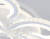 Миниатюра фото потолочная светодиодная люстра с пультом ду ambrella light acrylica ice fa1703 | 220svet.ru
