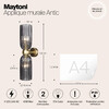 Миниатюра фото настенный светильник maytoni antic mod302wl-02gr | 220svet.ru