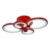 Миниатюра фото потолочная светодиодная люстра iledex ring a001/4 red | 220svet.ru