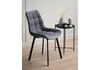 Миниатюра фото стул на металлокаркасе woodville челси п темно-серый (zd 995) / черный np 632459 | 220svet.ru