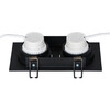 Миниатюра фото встраиваемый светильник  arte lamp kant a9610pl-2bk | 220svet.ru