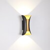 Миниатюра фото уличный настенный светодиодный светильник odeon light krista 3886/6bg | 220svet.ru