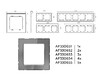 Миниатюра фото рамка 3-постовая ambrella volt alfa platos af330653 | 220svet.ru