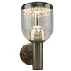 Миниатюра фото уличный настенный светодиодный светильник arte lamp inchino a8163al-1ss | 220svet.ru