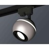 Миниатюра фото комплект трекового светильника ambrella light track system xt1103001 ssl/pbk серебро песок/черный полированный (a2521, c1103, n7002) | 220svet.ru