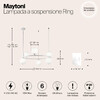 Миниатюра фото подвесная люстра maytoni ring mod013pl-06w | 220svet.ru