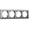 Миниатюра фото рамка на 4 поста werkel metallic глянцевый никель w0041602 4690389159046 | 220svet.ru