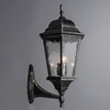 Миниатюра фото уличный настенный светильник arte lamp genova a1201al-1bs | 220svet.ru
