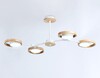 Миниатюра фото потолочная светодиодная люстра ambrella light comfort linetech fl51609 | 220svet.ru