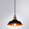 Миниатюра фото подвесной светильник arte lamp cappello a7038sp-1bk | 220svet.ru