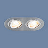 Миниатюра фото встраиваемый светильник elektrostandard 1061/2 mr16 sl серебро 4690389095504 | 220svet.ru